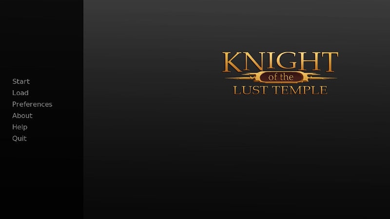 Knight of the Lust Temple - Version 0.2