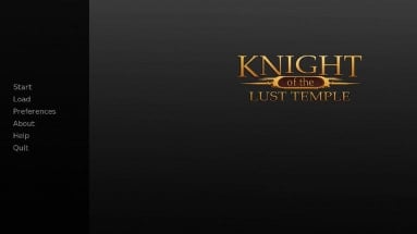 Knight of the Lust Temple - Version 0.2