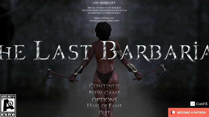 The Last Barbarian - Version 0.9.30