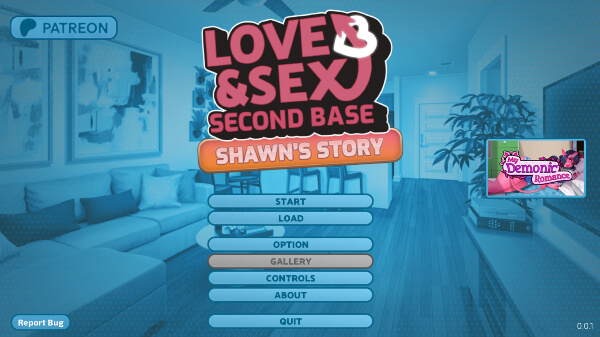 Love and Sex: Second Base - Shawn's story - Version 0.0.1