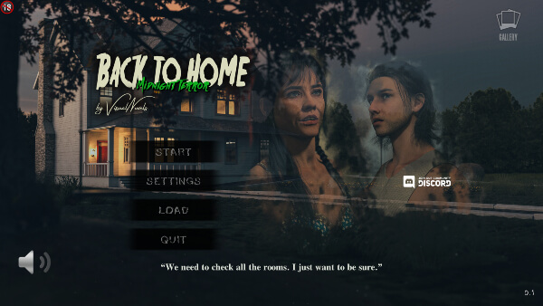 Back to Home - Version 0.1