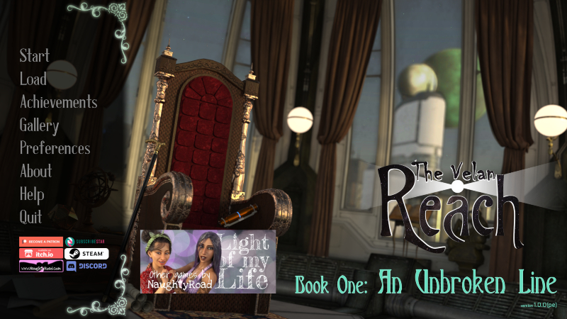 The Velan Reach: Book One - Chapter 1 - Version 1.0.0